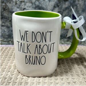 NWT Rae Dunn x Disney Encanto WE DON’T TALK ABOUT BRUNO Mug